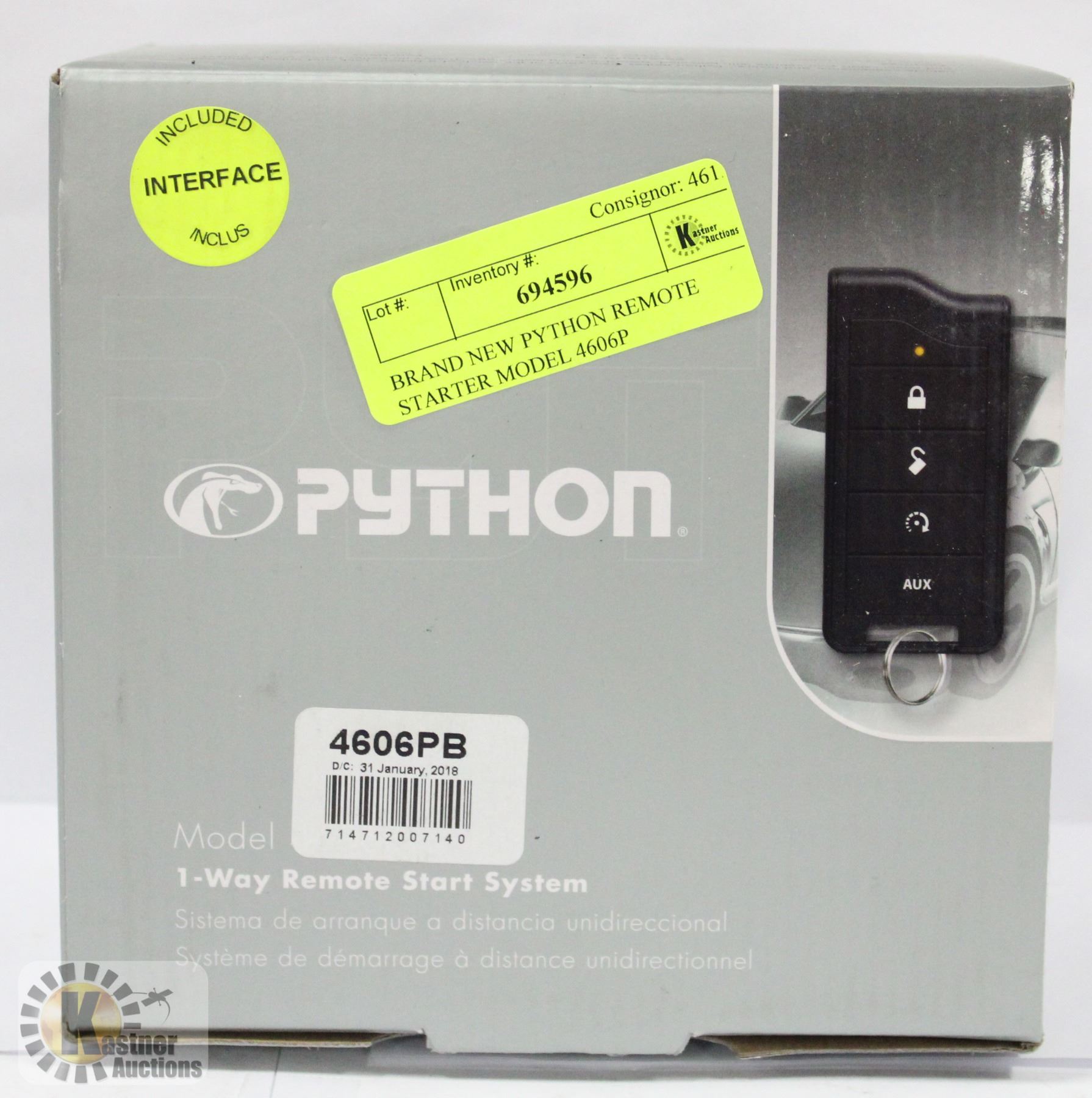 Python 990 Remote BRAND NEW PYTHON REMOTE STARTER MODEL 4606P