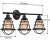 Image 2 : NEW REPACKAGED 3-LIGHT WALL SCONCE LIGHT WITH