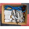 Image 1 : BOX OF EXTENSION CORDS, SURGE PROTECTION