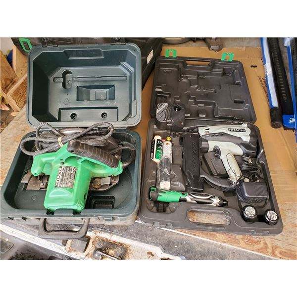 Hitachi Circula Saw & Cordless Air Nailer