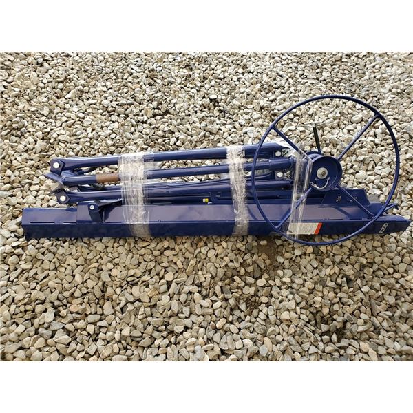 Folding cable winch