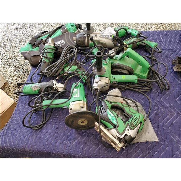 Large Lot of Hitachi Electric Power Tools