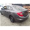 Image 7 : C4 --  2012 HONDA CIVIC LX , Grey, 194464 KM's
