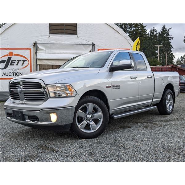 F4 --  2016 RAM 1500 SLT 4X4, Silver, 117194 KM's