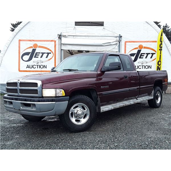 H1 --  2001 DODGE RAM 2500 CREW CAB, Red, 413405 KM's