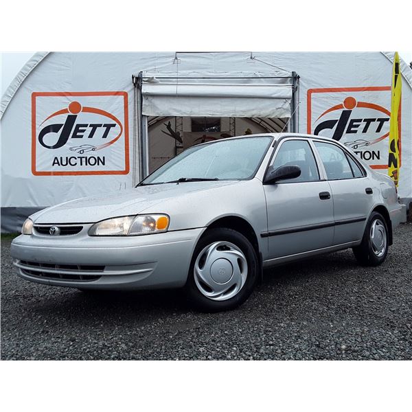 B1 --  2000 TOYOTA COROLLA VE,, Grey, 179601 KM's