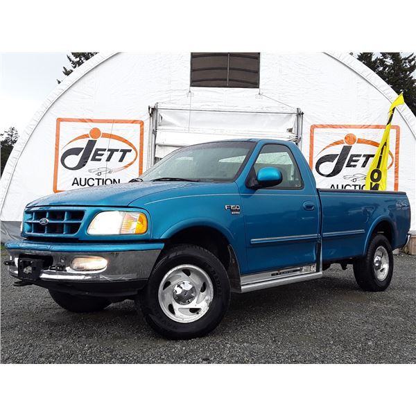 F6 --  1998 FORD F150 4X4, Green, 251617 KM's