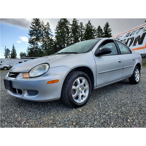 A7 --  2002 CHRYLSER NEON LE, Grey, 138411 KM's
