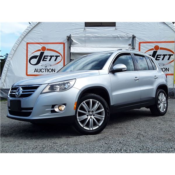 A10 --  2009 VW TIGUAN SE AWD, White, 200235 KM's  "NO RESERVE"