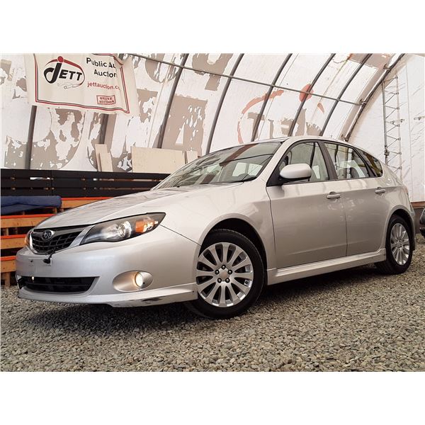 E3 --  2009 SUBARU IMPREZA 2.5I , Silver, 253532 KM's