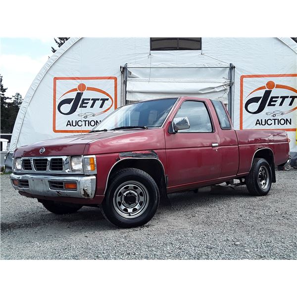 A12A --  1993 NISSAN D21 KING CAB, Red, 389527 KM's