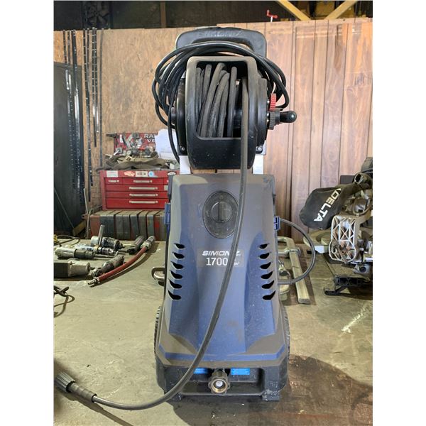 SIMONIZ 1700 PSI PORTABLE ELECTRIC PRESSURE WASHER