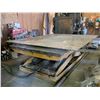 Image 2 : *PC* YELLOW HEAVY DUTY 10'L X 8'W INDUSTRIAL HYDRAULIC SCISSOR LIFT METAL WORK TABLE WITH