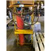 Image 2 : YELLOW METAL 78"H X 46"W MOBILE DUAL TORCH CART WITH HOSES, REGULATORS, TRIGGER & TORCH HEAD