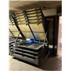 Image 2 : LARGE 10 TIER 66"W X 45"D X 81"H INDUSTRIAL MOBILE DRYING RACKS