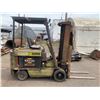 Image 2 : CLARK ECS-30 5750 LBS CAPACITY 3 STAGE 110" MAST SOLID RUBBER TIRE ELECTRIC COUNTERBALANCE FORKLIFT