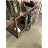 Image 1 : 2 METAL MOBILE CARTS WITH 3 INDUSTRIAL CHAIN PULLERS, TORCH HEAD & HOSES