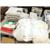 Image 2 : LOT OF LINENS INCLUDING TOWELS, PILLOWS, ROBES, KING QUILT, QUEEN DUVET AND MORE