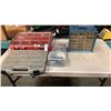 Image 1 : LOT OF HARDWARE ORGANIZERS WITH CONTENTS, SCREWS
