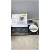 Image 2 : BOX OF SMOKE ALARMS, TIMERS, MEASURING TAPE, LOCK AND ELECTRIC HEATER