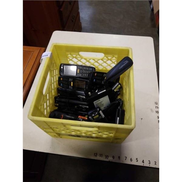 22 ZEBRA INVENTORY SCANNERS MODEL MC-2180 - PORTABLE COMPUTERS WITH BUILT IN BARCODE SCANNER AND 2 C