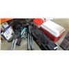 Image 1 : CAMPING TENT, 2 COOLERS AND 2 FOLDING CHAIRS WITH FOLDING STOOL