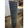 Image 1 : ROLL OF STEEL WIRE STUCCO MESH FENCING - 48 INCH WIDE X 112.5 FOOT LONG, 2 X 2 INCH SPACING