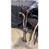 Image 2 : 3 BUNDLES OF CANES, WALKING STICKS AND GOLF CLUB
