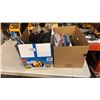Image 1 : 2 BOXES AMAZON RETURNS, TAPESTRIES, ANTENNAS