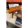 Image 2 : TRAY OF BOARD GAMES, PUZZLES AND WOOD STOOL