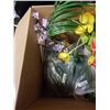 Image 2 : BOX OF ARTIFICIAL PLANT DECOR