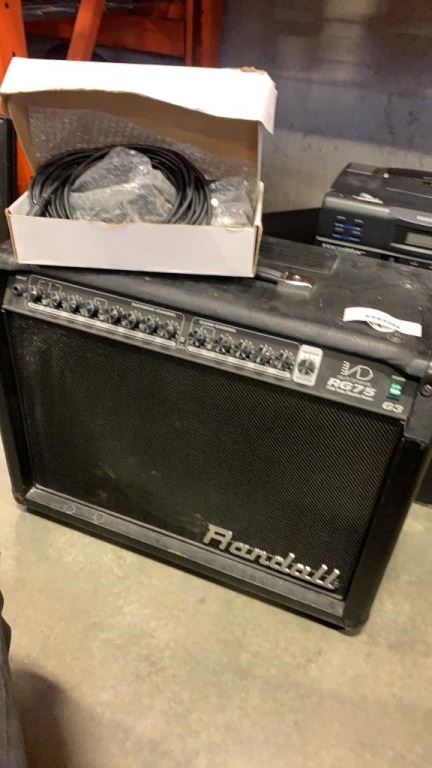 Randall Rg75 Spring Reverb RANDALL RG75 GUITAR TUBE AMP - AS FOUND AND AS NEW RANDALL GUITAR PEDAL ...