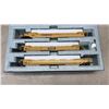 Image 2 : KATO PRECISION HO SCALE RAILROAD MODELS - GUNDERSON MAXI-IV DOUBLE STACK CARS