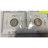 Image 3 : 1946, 1947 CANADIAN 10 CENTS .800 SILVER, 1946, 1947 USA 10 CENTS .900 SILVER