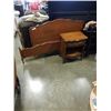 Image 1 : SINGLE SIZE FRENCH PROVINCIAL BED FRAME WITH NIGHTSTAND