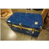 Image 2 : BLUE METAL STORAGE TRUNK