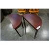 Image 1 : PAIR OF "D"TABLES