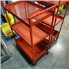 Image 2 : 2 RED METAL ROLLING CARTS