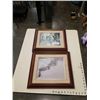 Image 1 : 2 ROBERT BATEMAN PRINTS SNOWY OWL AND WINTER BLUEJAY
