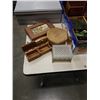 Image 2 : BOX OF CUTLERY CANTEEN AND WOODEN BOXES