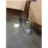 Image 2 : 3 BOXES OF GLASS VASES AND BOX OF BLACK CHAIR SASHES