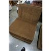 Image 3 : 2 BROWN ACCENT CHAIRS / MODULAR CHAIRS