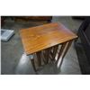 Image 8 : SET OF 4 MCM POUL HUNDEVAD TEAK NESTING TABLES