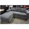 Image 8 : GREY SOFA WITH REVERSIBLE CHAISE