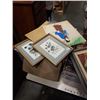 Image 2 : TRAY OF COLLECTIBLES AND BOX OF PRINTS