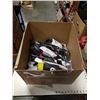 Image 1 : BOX OF NEW HAIR BRUSHES, COMBS, AND MORE