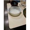 Image 2 : SERVING TRAYS, FIRE KING DISH, WOOD PINEAPPLE BOWL