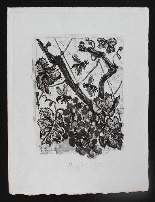 PABLO PICASSO Org Etching 1936 Spanish