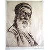 Image 1 : EPHRAIM LILIEN Signed Etching Israeli Bezalel Judaica