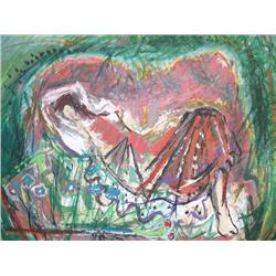 YECHEZKEL STREICHMAN Litho Israeli Art